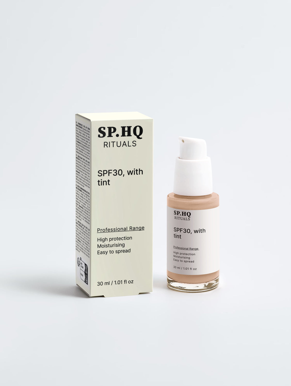 SPF30, with tint